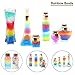 Water Beads Pack - Rainbow Mix Jelly Growing Beads Toy Set - 90g Small Beads, 90g Jumbo Big beads, 24 Ocean Animals, 6 Balloons, Sensory Toy Playset for Orbeez Beads, Plants, Home Decor, Party Favors