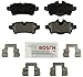 BOSCH BE1309H Blue Semi-Metallic Disc Brake Pad Set With Hardware - Compatible With Select Mini Cooper; REAR