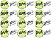 KONG Air Dog Squeaker Tennis Ball Large 12pk