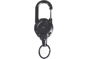 Retractables Keychains AntiLost Carabiner Badges Holder Antitheft Buckle Rope Elastics Keyring Lightweight