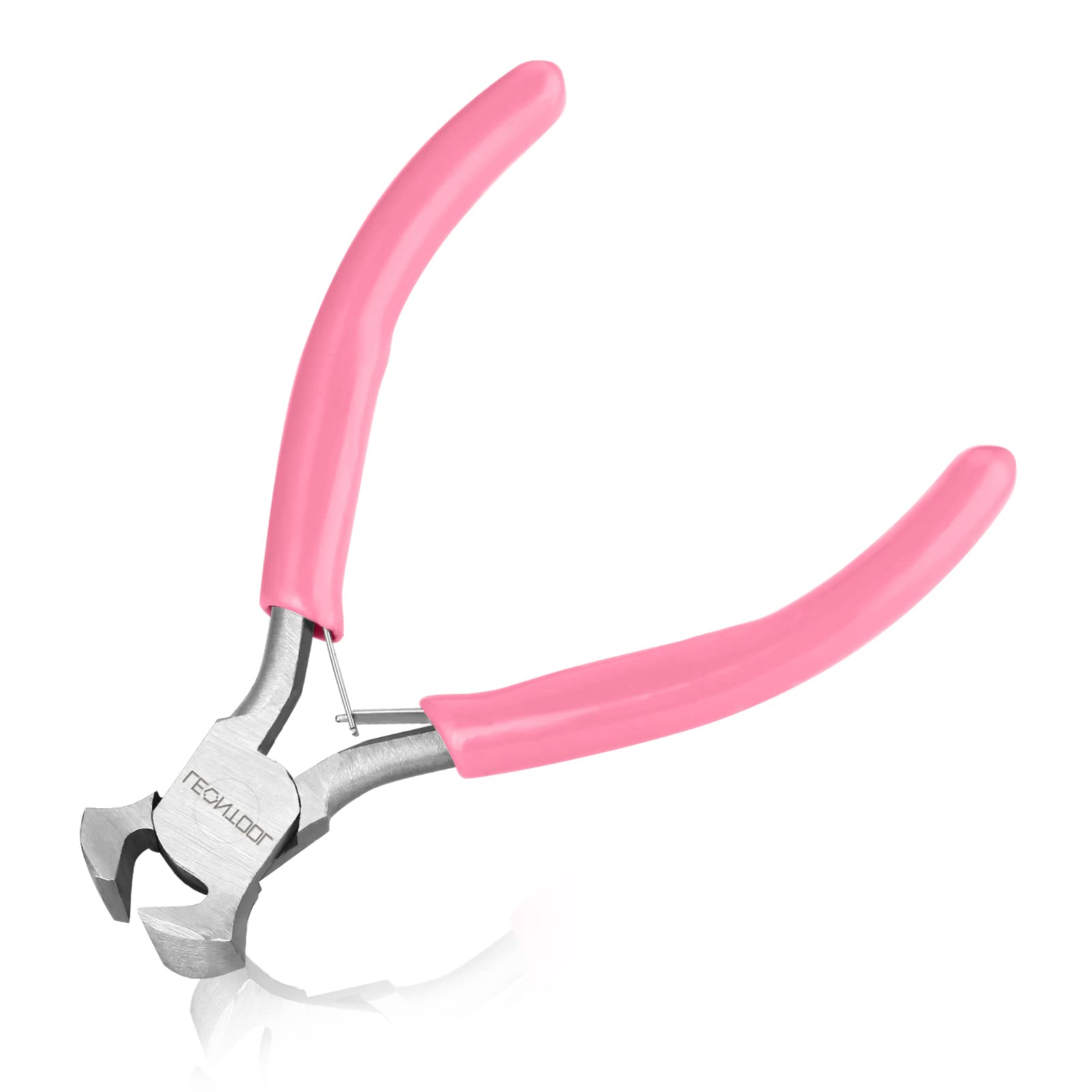 LEONTOOL 4-Inch End Cutting Pliers: Carbon Steel, Ergonomic Grip, No Warranty, Ideal for Cutting/Bending Wires & Nails, 3.9 x 2.8 x 0.4