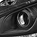 AKKON - For Maxima Halogen Type Black Bezel Projector Headlights Front Lamps Left + Right Side Replacement Set