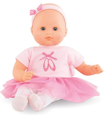 Amazon.com: Corolle Drink and Wet Bath Baby Emma - 14” Girl Baby