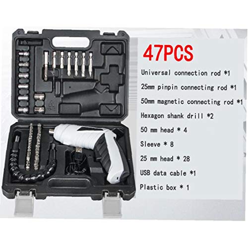 Hiinice Akkuschrauber Elektro Powerful Drill Akkuschrauber 47pcs – Bild 3