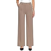 JEKAOYI Womens Dress Work Pants Business Casual Office Pull on Trousers High Waist Wide Leg Stretchy Slacks with Pockets
