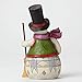Enesco Jim Shore Heartwood Creek Pint Sized Snowman with Broom Figurine, 5