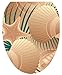 Toilet Tattoos, Toilet Seat Cover Decal,At the Beach Seashells, Size Elongated
