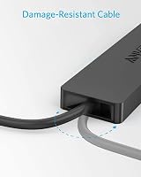 Anker 4-Port USB 3.0 Hub Ultra-Slim Data Hub 2ft Cable for Mac PC view 5
