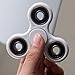 YORKING EDC Hand Spinner Fidget Toy with Stainless Steel Hybrid Ceramic Bearings 608 Relieve Stress Anxiety and Boredom All At Your Finger Tips (608RS-White)