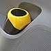 Yolu Car Trash Can, Mini Auto Garbage Can Automotive Waste Storage Storage Debris Barrels with Lid, Yellow, Cute Vehicle Trash Bins Common Use for Car, Home, Office, Bathroom, Kitchen, Living Room,etc