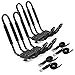 Direct Aftermarket (2 Pairs) Universal Kayak Rack for Car Truck SUV - Rooftop Kayak Carrier J-Bar Holder Mount with Tie Down Straps
