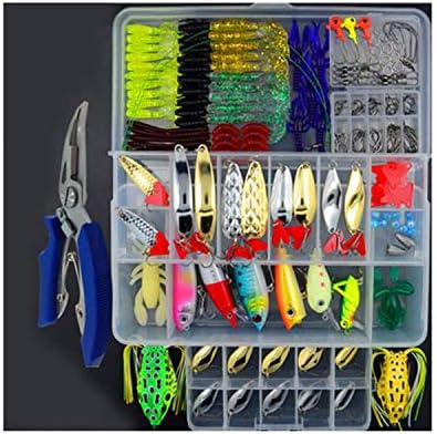Judith Houston 205/206/207Pcs Fishing Lures Set Mixed Spoon Lure Soft Lure Fishing Accessory In Box Artificial Bait B226
