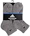 adidas Men's Athletic Quarter Sock (6-Pack)