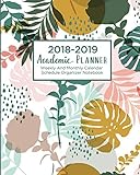 2018-2019 Academic Planner: Weekly And Monthly Calendar Schedule Organizer Notebook (November 2018 - by Plan And Simple Books
