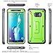 Samsung Galaxy S6 Edge Plus Case, SUPCASE Heavy Duty Belt Clip Holster Case for Galaxy S6 Edge Plus + Unicorn Beetle PRO Series Rugged Hybrid Cover Without Built-in Screen Protector (Green/Gray)