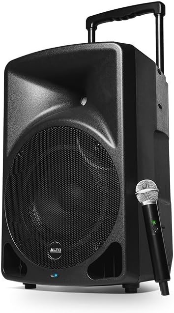 alto transport 12 portable pa system with wireless mic & usb