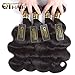 QTHAIR 16A Brazilian Body Wave Human Hair (26 26 24 22 inch,400g) 100% Unprocessed Body Wave Brazilian Virgin Hair Weave Brazilian Body Wave Human Hair Bundles