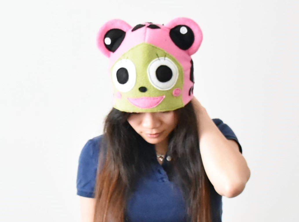 Frosch Cat Cosplay Costume Fairy Tail Anime Fleece Beanie Toque Cat Frog Hat Manga Ski Snowboarding Amazon Ca Handmade