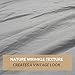 Duvet Cover Set with Zipper Closure-Solid Vintage Grey,King (104