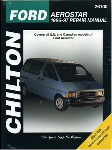 Ford Aerostar, 1986-97 (Chilton Total Car Care Series Manuals)