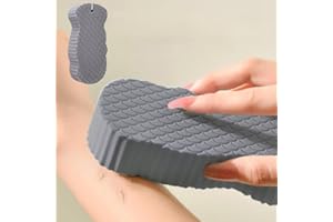 Body Bath Sponge for Women, Men, Exfoliating Sponge with Hanging Hole, Double-Sided Texture Shower Sponge, Reusable Bathing A