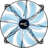 AeroCool Silent Master 200mm Blue LED Cooling Fan EN55642