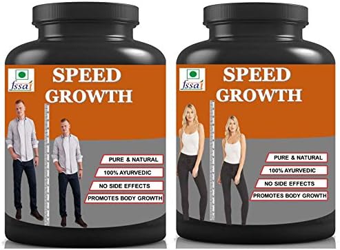 Hindustan Ayurveda Speed Growth Ayurvedic Height Supplement Chocolate Flavour for Men and Women (One Month Pack)
