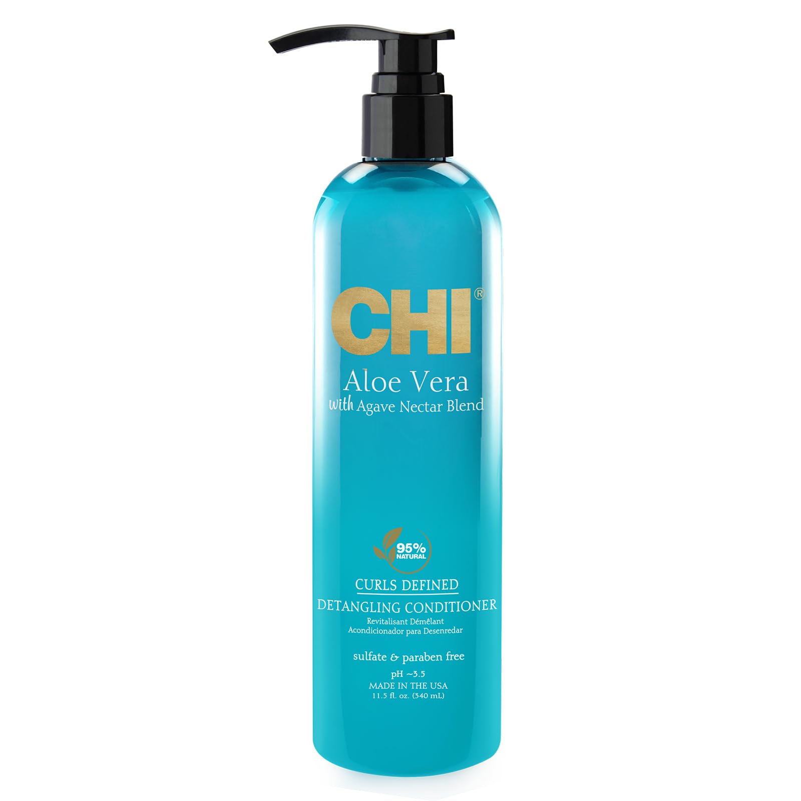 CHI Aloe Vera Detangling Conditioner, 340 ml, White