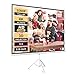 Neewer Portable Projector Screen Tripod Stand - Mobile Projection Screen, Lightweight Carry and Durable Easy Pull Assemble System for Schools Meeting Conference Indoor Outdoor Use, 110 Inch