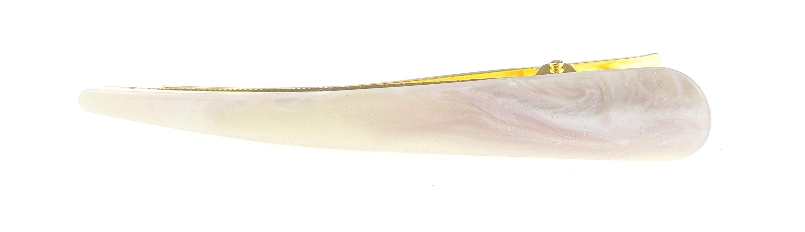 Womens Girls Large 13cm Marble Look Acrylic School Birthday Party Hair Accessories Styling Clip Barrette Claw Hairpin Sectioning Grips Concorde Beak Duckbill Clamp Alligator Crocodile (Lilac)