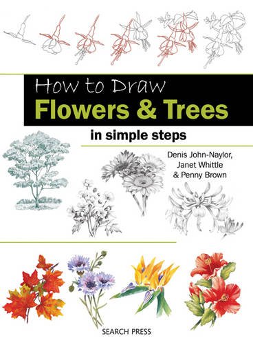 How to Draw Flowers & Trees: in simple steps