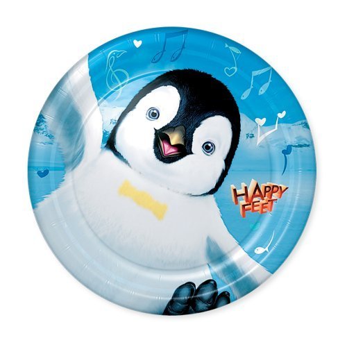 Happy Feet Lunch Plates 8Ct