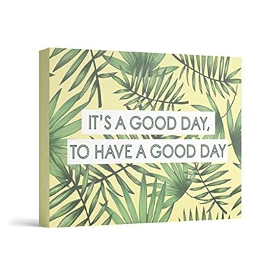 Barnyard Designs It’s a Good Day To Have a Good Day Box Sign Tropical Beach Decor Inspirational Positive Quote Sign Home… 51pwZ2CAU%2BL. SS400