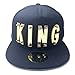 KING HAT IN BLACK