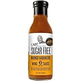 G. Hughes Smokehouse Sugar Free Wing Sauce (12 oz) - Mango Habanero, Medium Hot