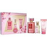 Naseem Amani Gift Set for Women – Perfume Spray, Attar (Concentrated Perfume Oil) & Body Lotion – Long Lasting Floral Fruity Fragrance with Vanilla, Amber & Patchouli