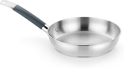 Master | 24 cm große Pfanne, Edelstahl, Ohne Antihaftbeschichtung