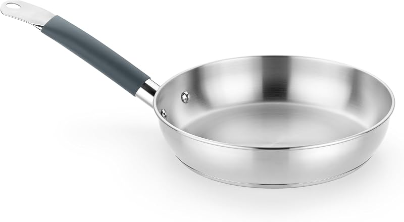 Master | 24 cm große Pfanne, Edelstahl, Ohne Antihaftbeschichtung