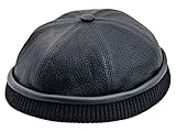 Sterkowski Genuine Leather Docker Leon Beanie Cap