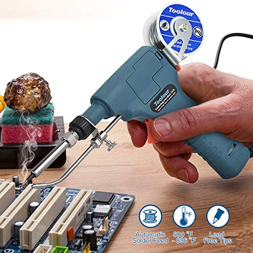 6in1 Soldering Gun Toolour Solder Gun Kit, 60W Temp Adjustable Solder