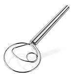 YIGEDA Danish Dough Whisk - Bread Dough Whisk with