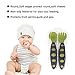 Baby Silicone Placemat Feeding Set Kirecoo Owl Plates + One Utensil Baby Fork and Spoon Set with Travel Case (Green)