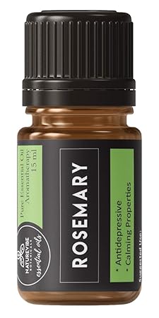 Naturevibe Botanicals Oranic Rosemary Essential Oil - 15ml | 100% Pure and Undiluted | Therapeutic Grade