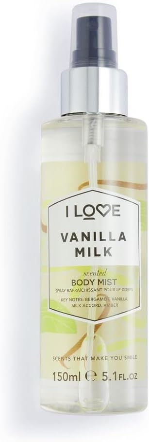 I Love Vanilla Milk Scented Body Mist, Formulated With Natural Fruit Extracts Which Offer a Burst of Fragrance - Image 3