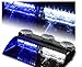16-led 18 Flashing Mode Car Emergency Vehicle Dash Warning Strobe Flash Light Blue