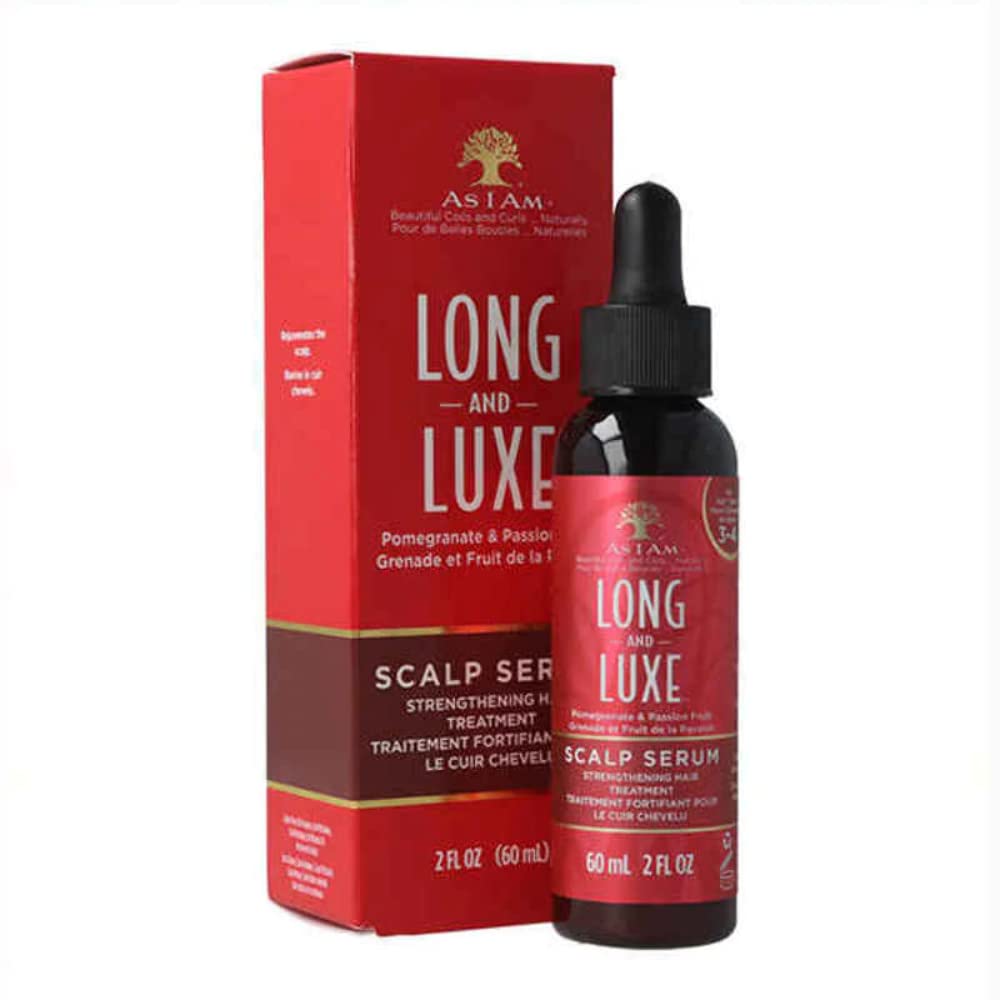 As I Am Long & Luxe Scalp Serum – Hair Growth & Strengthening Treatment 2oz