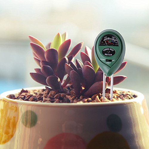 Fezep Soil PH Meter, 3-in-1 Soil Moisture pH and Light Meter for for Indoor & Outdoor Plants Soil Tester Kits, Easy to Use and Fast Read (No Battery Needed) - Thumbnail 6