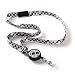 Scallop Ribbon Lanyard with ID Badge Reel For Women with Breakaway Safety Clasp