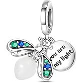 Pandach 925 Sterling Silver Charms for Bracelets and Necklaces Travel Round The World Beads Charms Relaxation Dangle Pendant,Jewelry Beads Gifts for Women