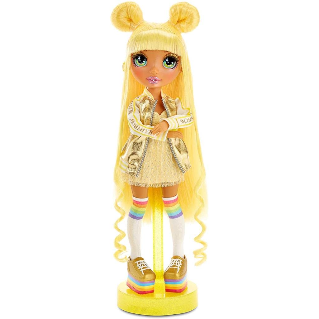 Rainbow High Fashion Doll - Sunny Madison - Yellow Themed Doll With Luxury Outfits, Accessories and Fashion Doll Stand Series 1 - For Girls Age 6+ [Amazon exclusive]
